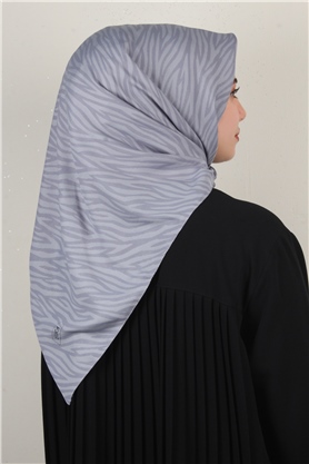 Alya Fresh Eşarp 5253-8 Koyu Buz Mavisi