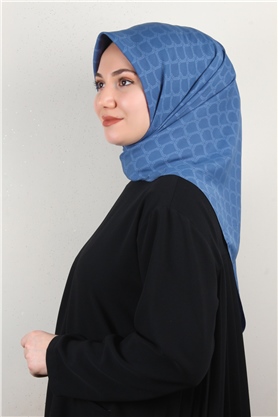 Alya Fresh Eşarp 5353-2 İndigo