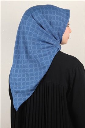 Alya Fresh Eşarp 5353-2 İndigo