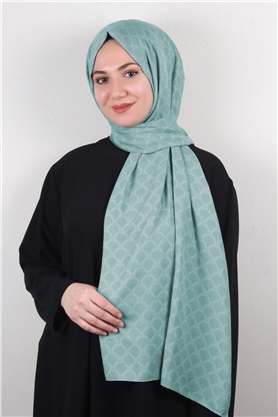 Alya Fresh Şal 2535-12 Mint Yeşili