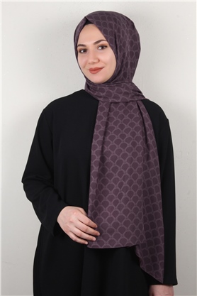 Alya Fresh Şal 2535-3 Mürdüm