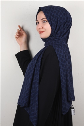 Alya Fresh Şal 2535-5 Lacivert