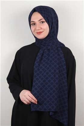 Alya Fresh Şal 2535-5 Lacivert