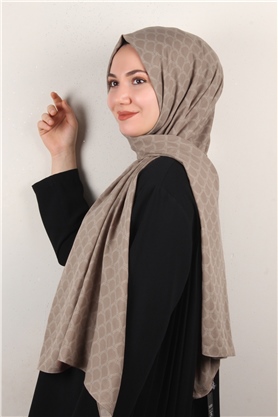 Alya Fresh Şal 2535-7 Sütlü Kahve