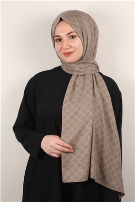 Alya Fresh Şal 2535-7 Sütlü Kahve