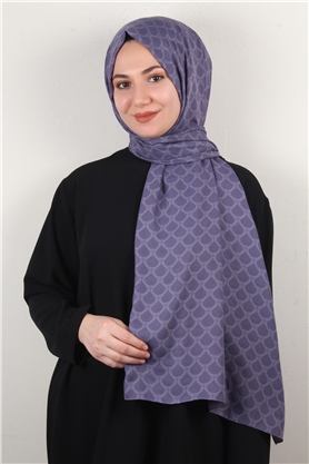 Alya Fresh Şal 2535-8 Leylak