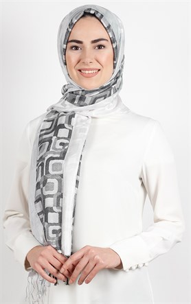 Armanda %18 İpek Şal 5470-20