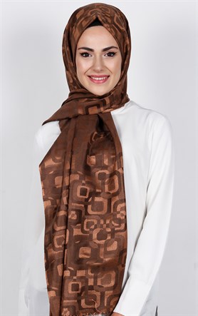 Armanda %18 İpek Şal 5473-35