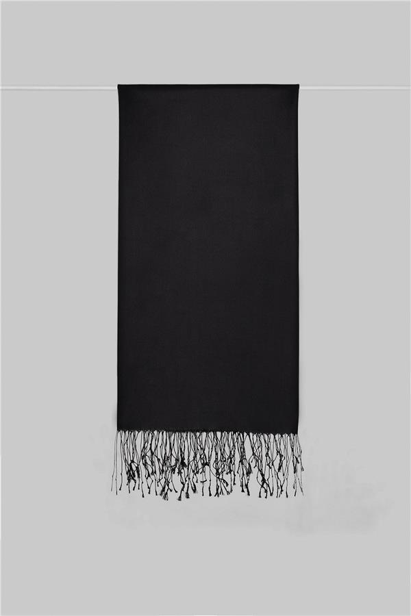 Armanda İpek Şal 3011-1 SİYAH