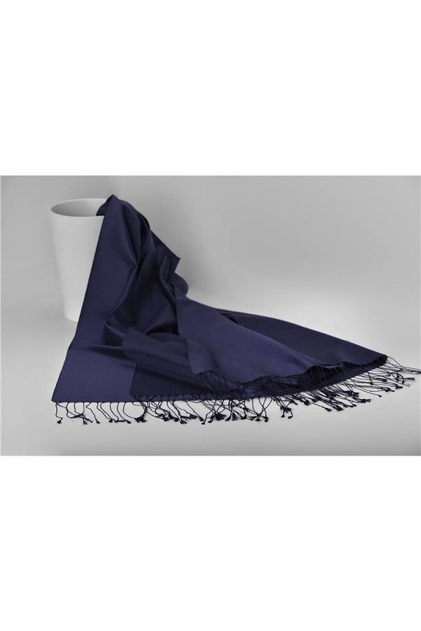 Armanda İpek Şal 3011-22 LACİVERT