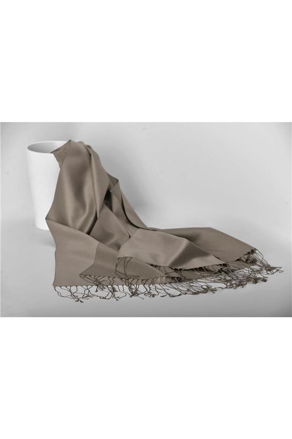 Armanda İpek Şal 3011-35 VİZON