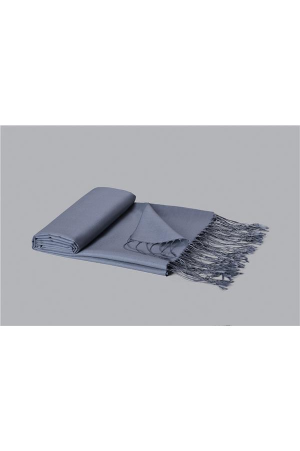 Armanda İpek Şal 3011-520 İNDİGO