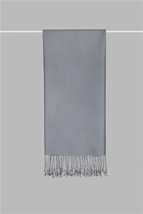 Armanda İpek Şal 3011-63 Füme-Gri 