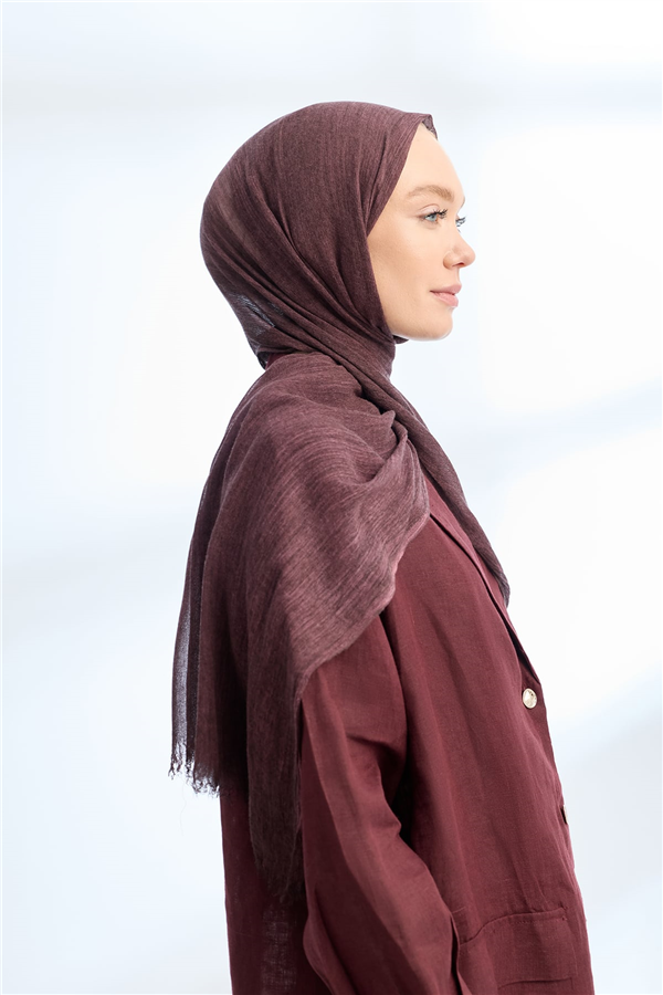 Armanda Soft Viscon Şal 3601-1032 Burgundy