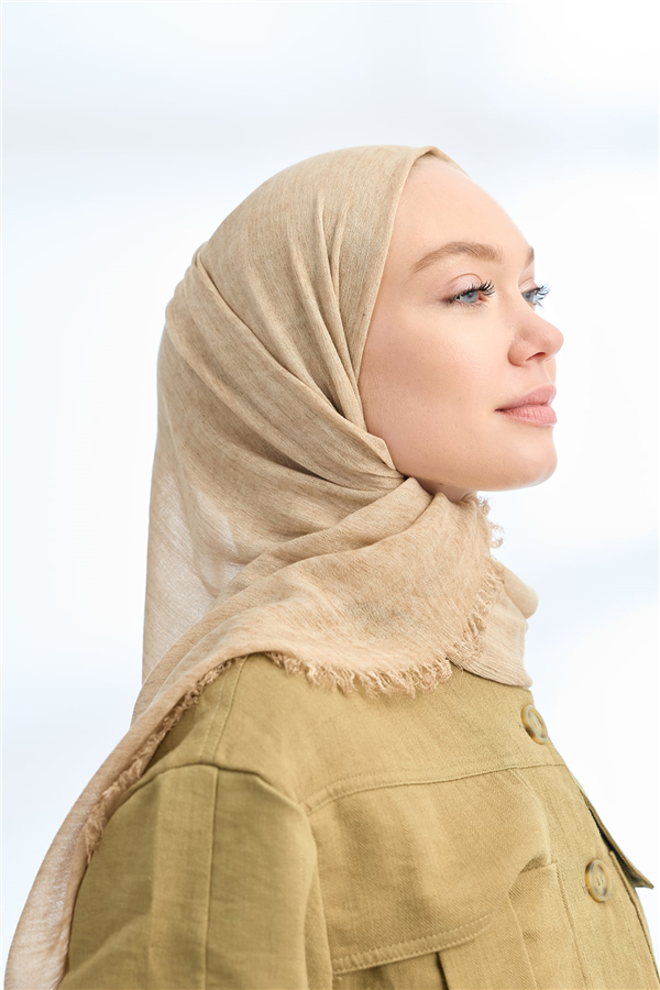 Armanda Soft Viscon Şal 3601-30 Bej 