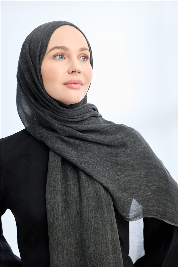 Armanda Soft Viscon Şal 3601-713 Antrasit