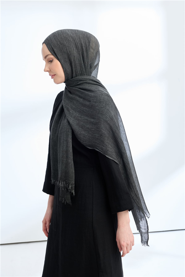 Armanda Soft Viscon Şal 3601-713 Antrasit