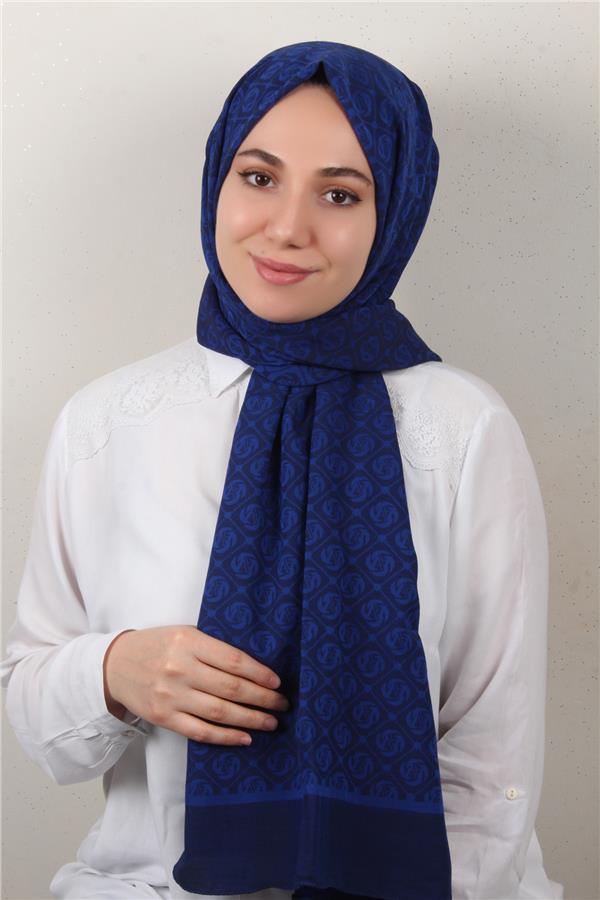 Armine Fresh Şal 3109-3 Gece Mavisi