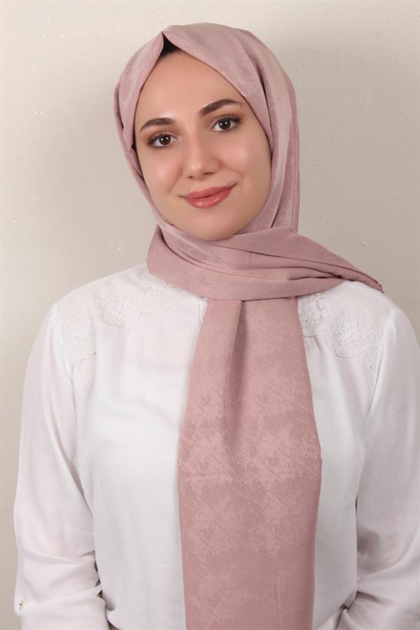 Armine Jakar Capri Şal 3108-1 Koyu Pudra