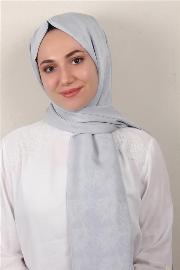 Armine Jakar Capri Şal 3108-14 Gümüş