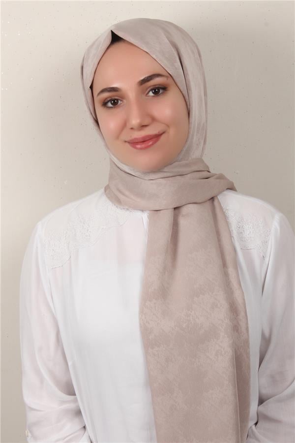 Armine Jakar Capri Şal 3108-3 Açık Vizon