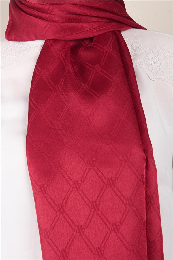 Armine Jakar İpeksi Şal 3106-4 Kırmızı