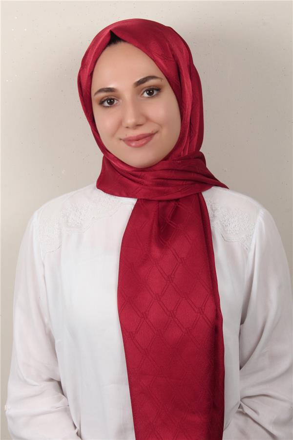 Armine Jakar İpeksi Şal 3106-4 Kırmızı