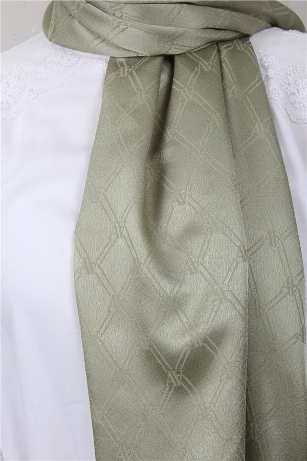 Armine Jakar İpeksi Şal 3106-7 Mint Yeşili