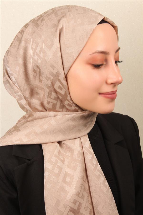Armine Jakar İpeksi Şal 3110-3 Bej