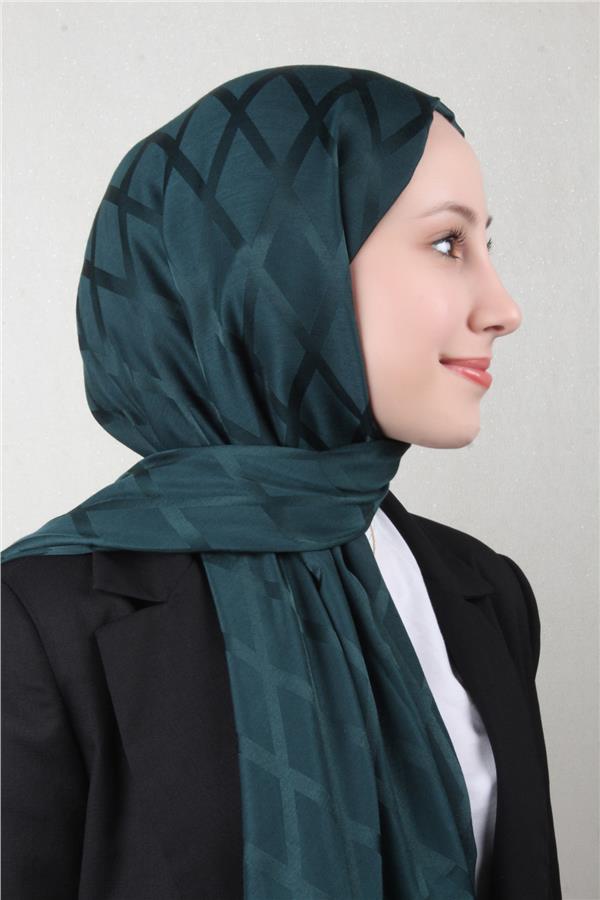 Armine Jakar İpeksi Şal 3112-8 Zümrüt