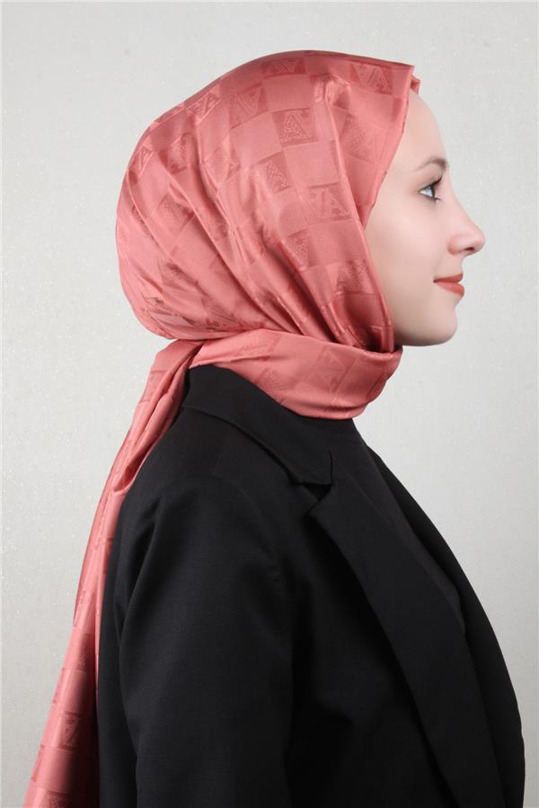 Armine Jakar İpeksi Şal 3113-3 Mercan