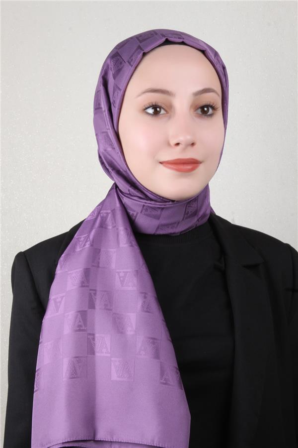 Armine Jakar İpeksi Şal 3113-4 Mor