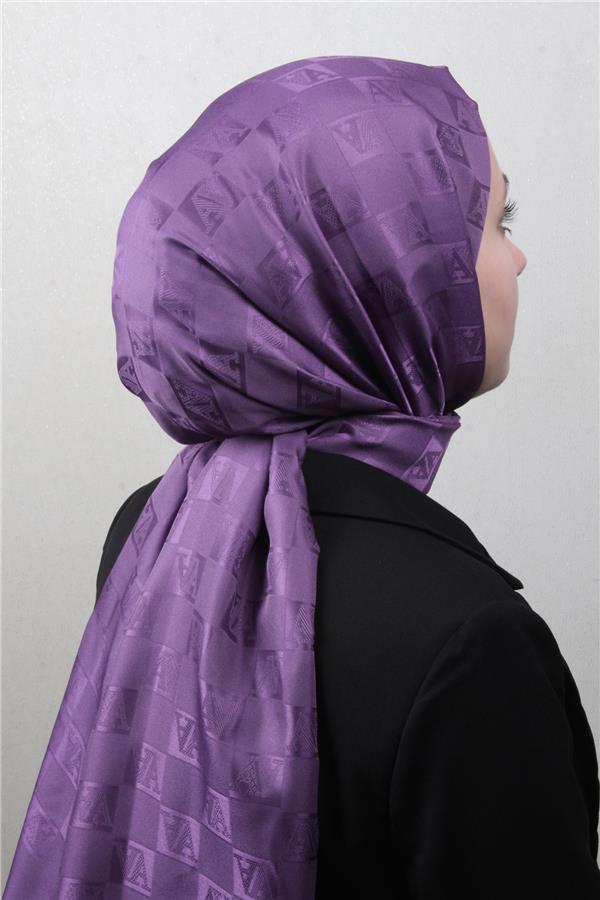 Armine Jakar İpeksi Şal 3113-4 Mor
