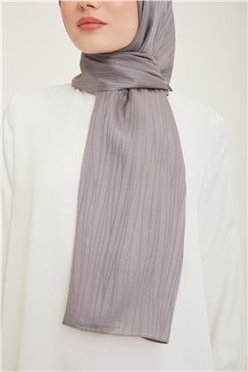 Armine Jakar İpeksi Şal Kırçıl 3098-3 Füme