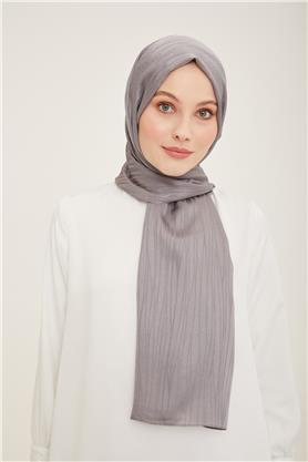 Armine Jakar İpeksi Şal Kırçıl 3098-3 Füme