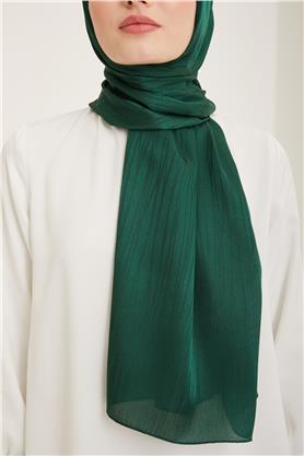 Armine Jakar İpeksi Şal Kırçıl 3098-4 Zümrüt