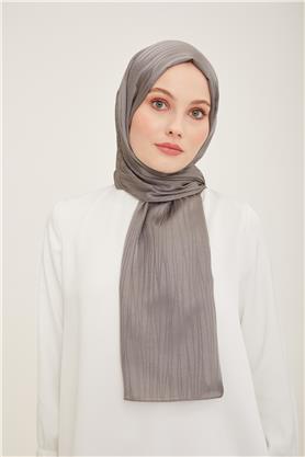 Armine Jakar İpeksi Şal Kırçıl 3098-7 Miskli Kahve