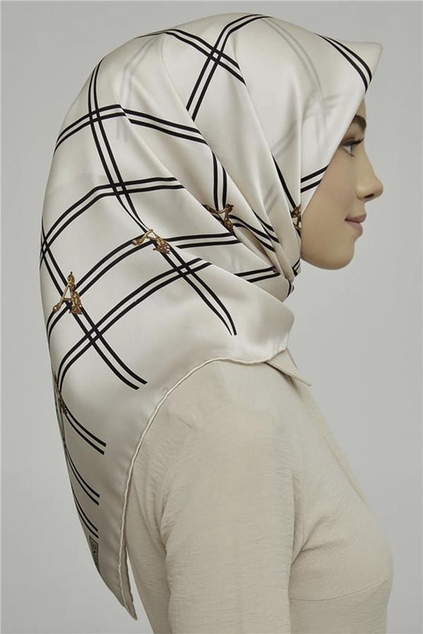 Armine Nostalji İpek Eşarp 8656-04