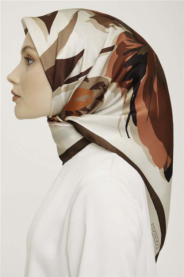 Armine Nostalji İpek Eşarp 9042-53