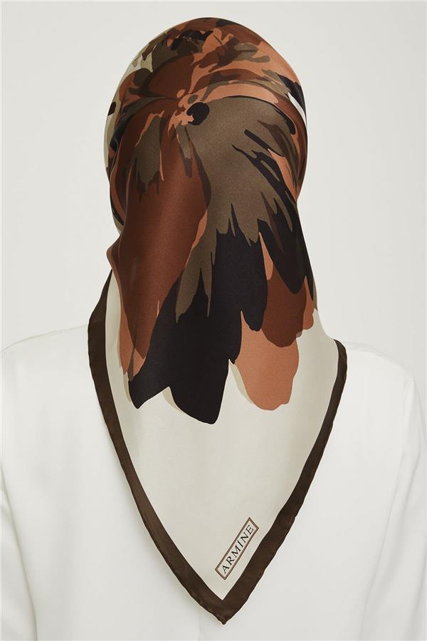 Armine Nostalji İpek Eşarp 9042-53