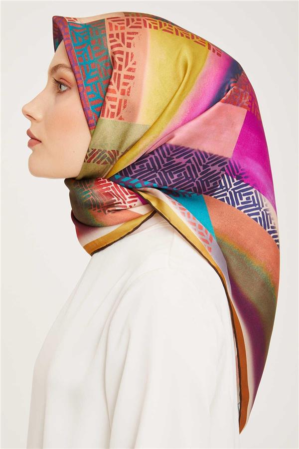 Armine Nostalji İpek Eşarp 9044-01 