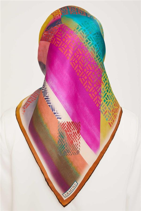 Armine Nostalji İpek Eşarp 9044-01 