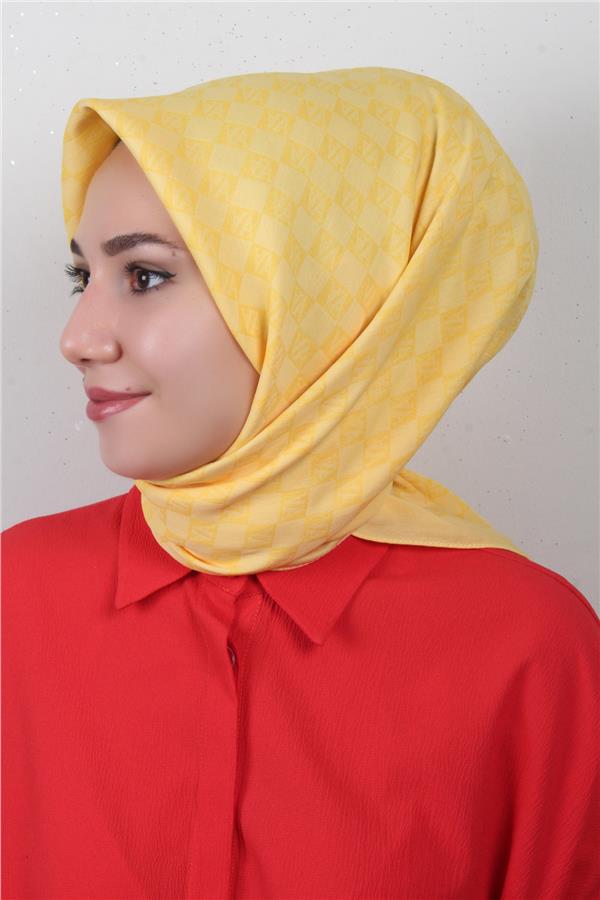 Armine Ultralight Eşarp 3102-2 Limon Sarısı