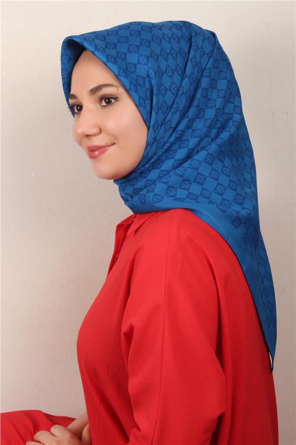 Armine Ultralight Eşarp 3102-6 Saks Mavisi