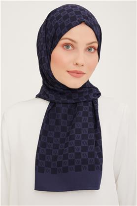 Armine Ultralıght Şal 3097-1 Lacivert