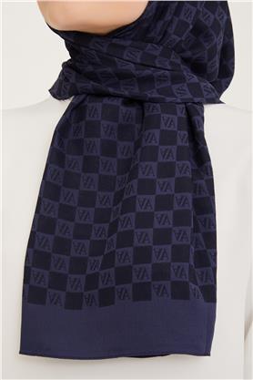 Armine Ultralıght Şal 3097-1 Lacivert