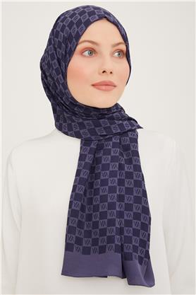Armine Ultralıght Şal 3097-3 Açık Lacivert