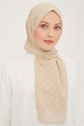 Armine Ultralıght Şal 3097-6 Kemik