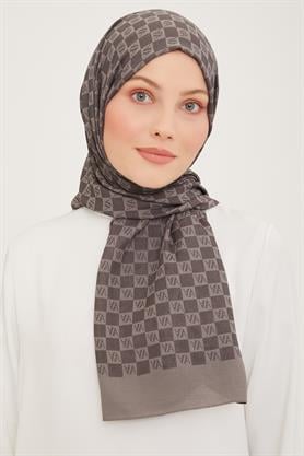 Armine Ultralıght Şal 3097-7 Kahverengi