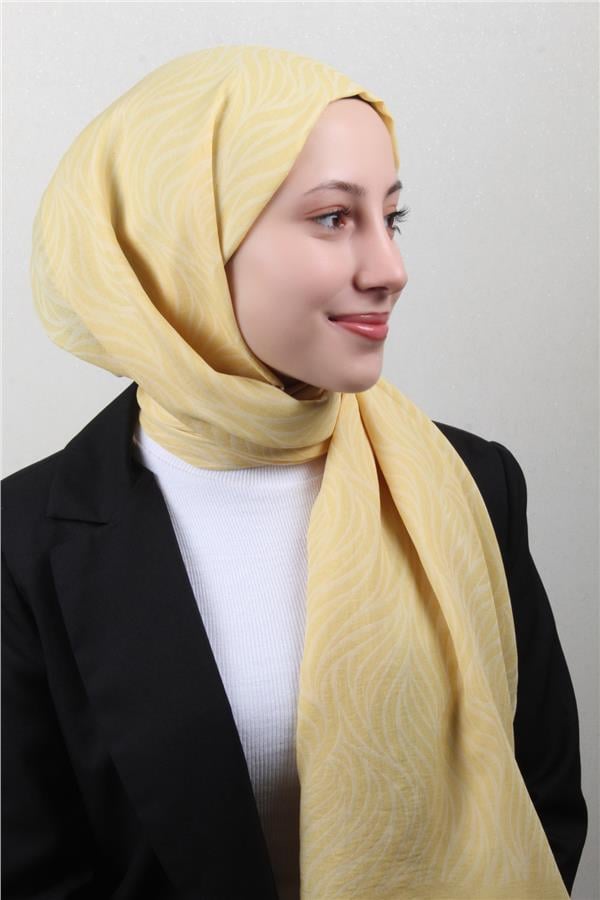 Armine Ultralıght Şal 3111-1 Soft Sarı